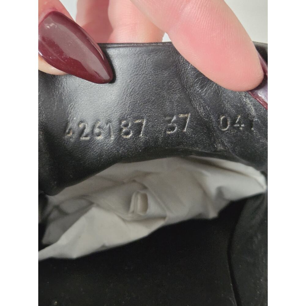 Authentic Gucci GG Supreme Canvas Sneakers Black Low Top EU 37 - Picture 7 of 13